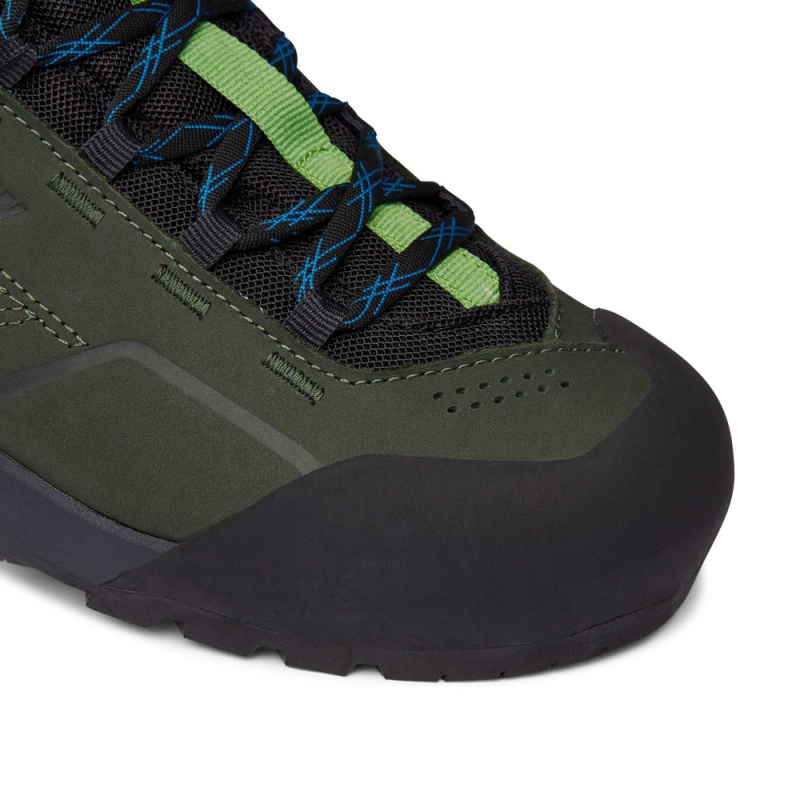 Green Men's Black Diamond Mission Leather Low Waterproof Approach Shoes | OH808860