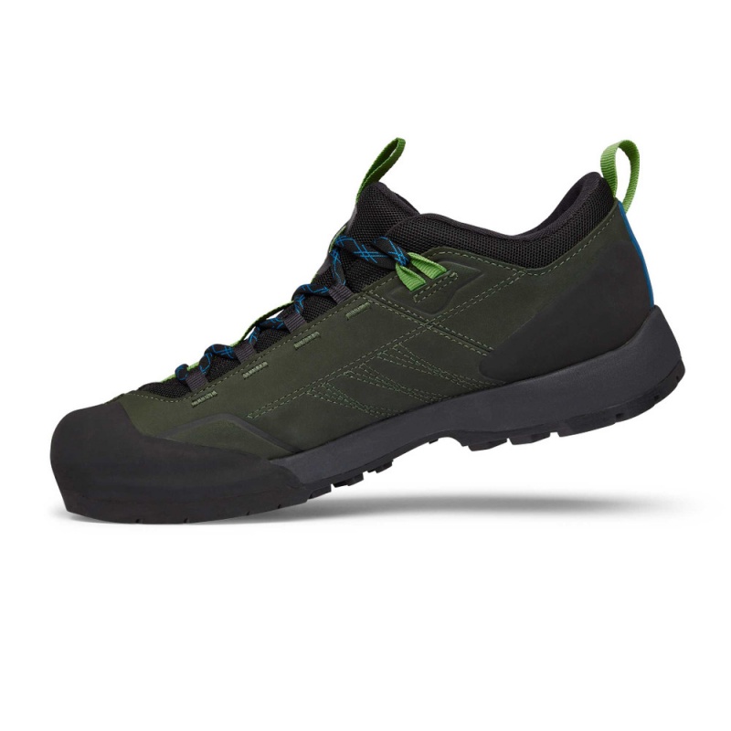 Green Men's Black Diamond Mission Leather Low Waterproof Approach Shoes | OH808860