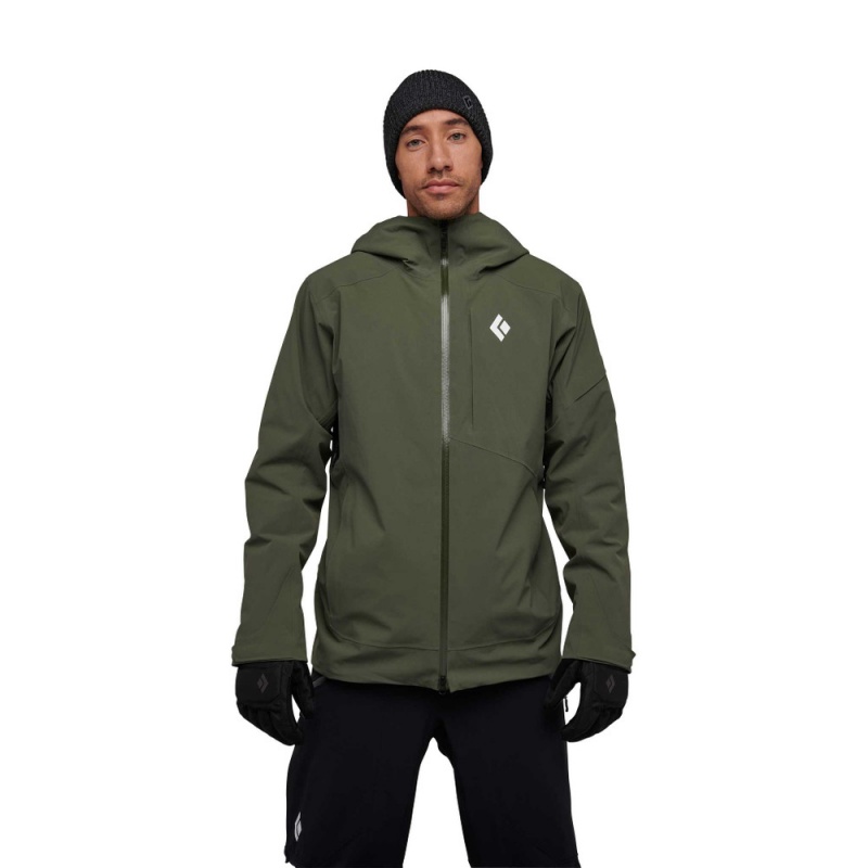 Green Men's Black Diamond Recon Insulated Shell Jackets | TG178442