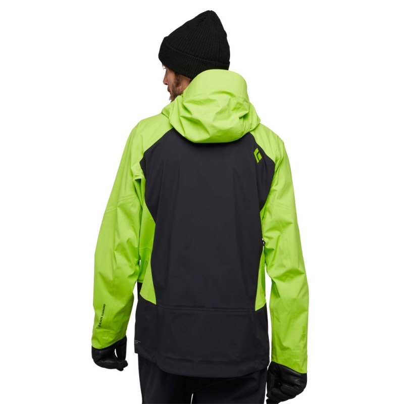 Green Men's Black Diamond Recon LT Stretch Shell Jackets | FS151762