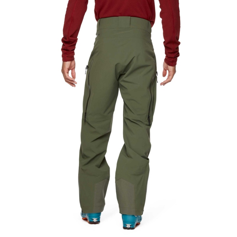 Green Men's Black Diamond Recon Stretch Ski Pants | KO691551