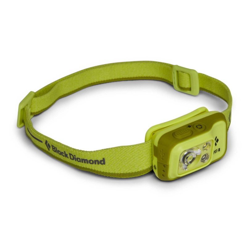 Green Men\'s Black Diamond Spot 400-R Rechargeable Headlamps | RG678243