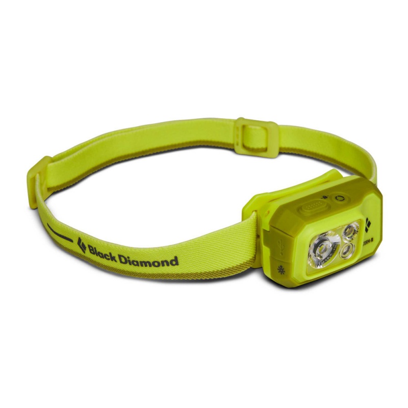 Green Men\'s Black Diamond Storm 500-R Rechargeable Headlamps | MG765466