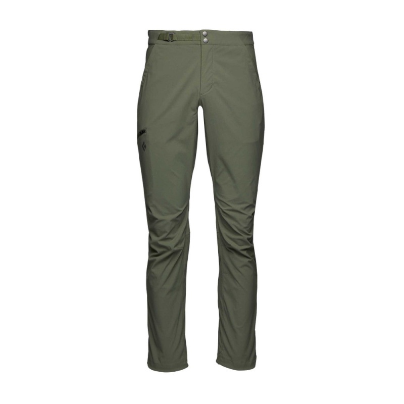 Green Men\'s Black Diamond Technician Alpine Pants | LQ841651