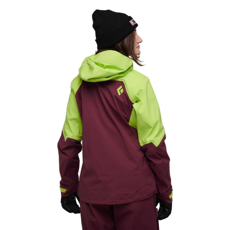 Green Women's Black Diamond Recon LT Shell Jackets | DI288304