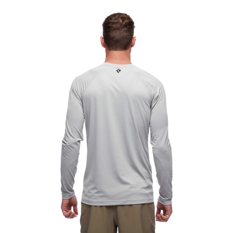 Grey Men's Black Diamond Alpenglow Crew Long Sleeve | PR041950