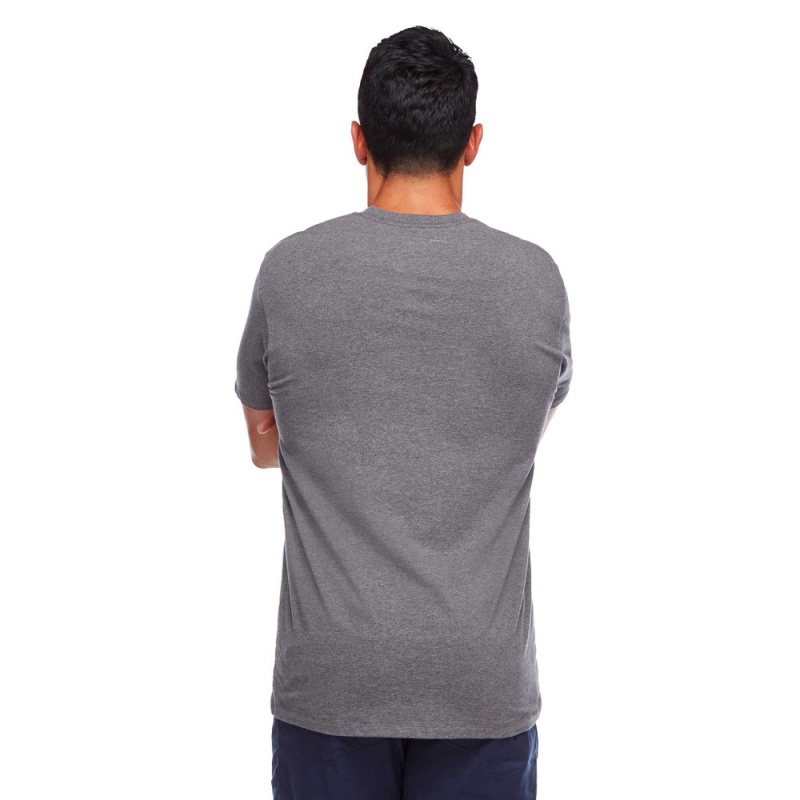 Grey Men's Black Diamond Chalked Up T Shirts | ZC037119