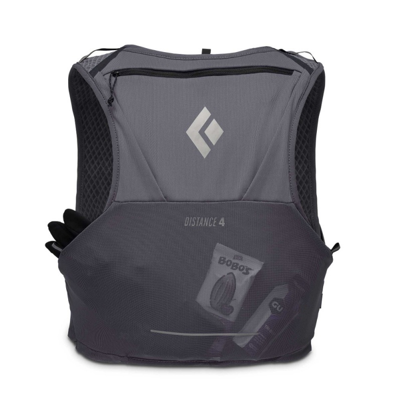 Grey Men's Black Diamond Distance 4 Hydration Vest | SS667834