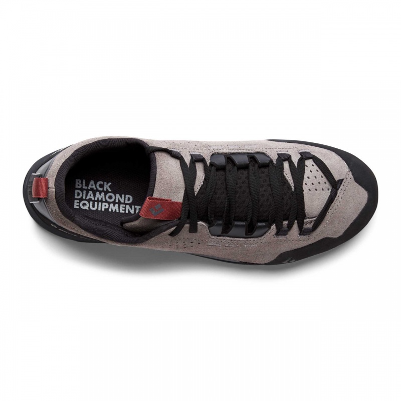 Grey Women's Black Diamond Session Suede Sneakers | SC953870