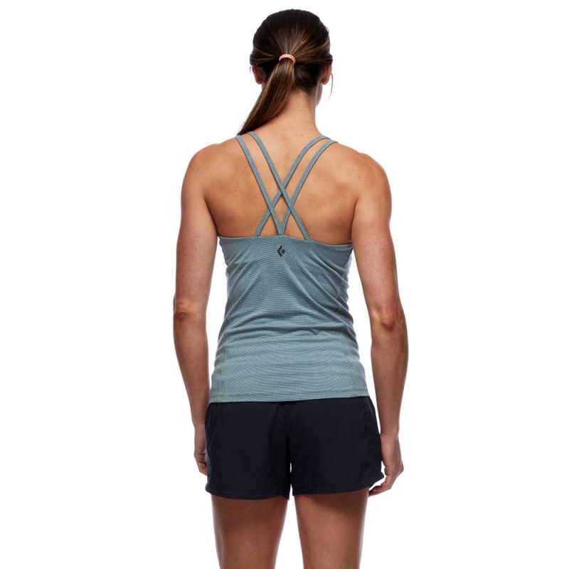 Grey Women's Black Diamond Talus Tank Top | EL568013