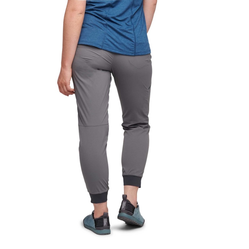 Grey Women's Black Diamond Technician Jogger Pants | FJ023869