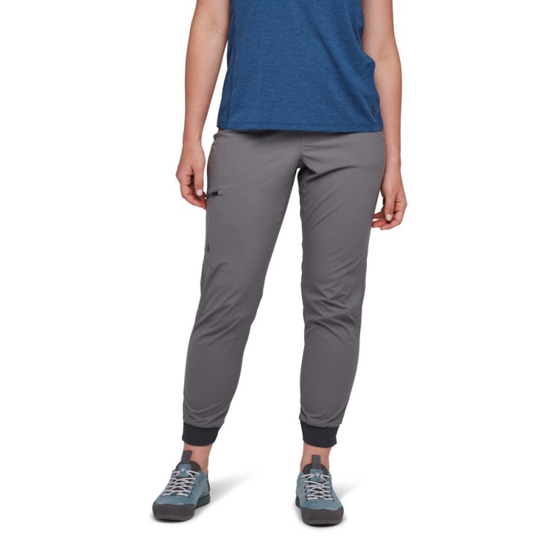 Grey Women's Black Diamond Technician Jogger Pants | FJ023869