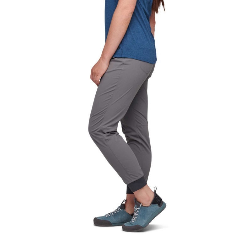 Grey Women's Black Diamond Technician Jogger Pants | FJ023869