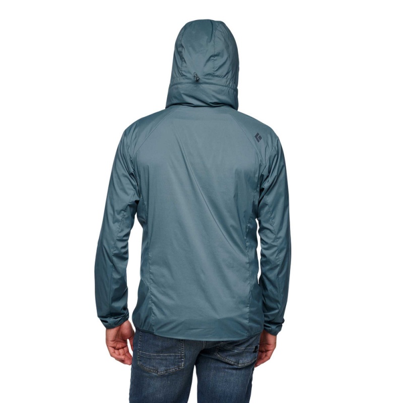 Navy Men's Black Diamond Alpine Start Hoody Jackets | MZ140218