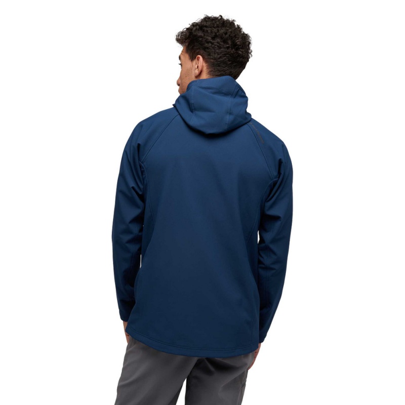 Navy Men's Black Diamond Element Hoody Jackets | SX495936