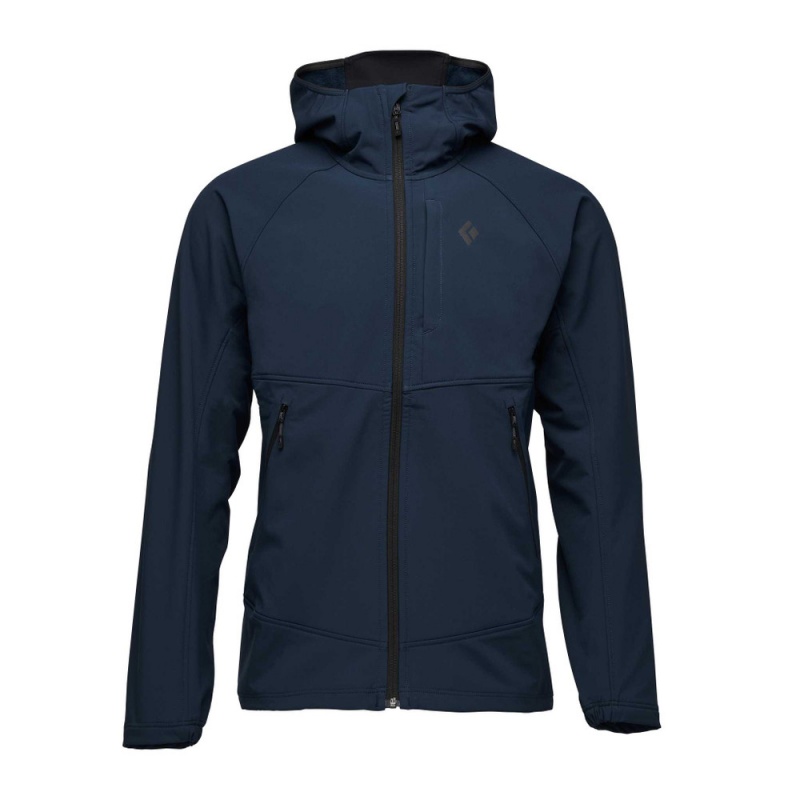 Navy Men\'s Black Diamond Element Hoody Jackets | SX495936