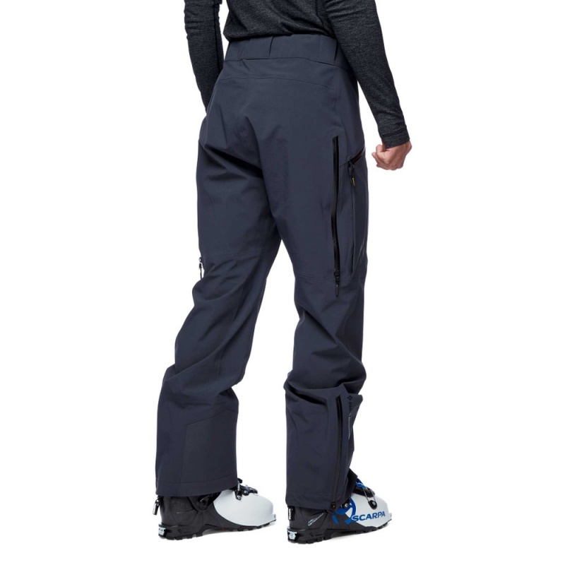 Navy Men's Black Diamond Recon Stretch Ski Pants | RP906120