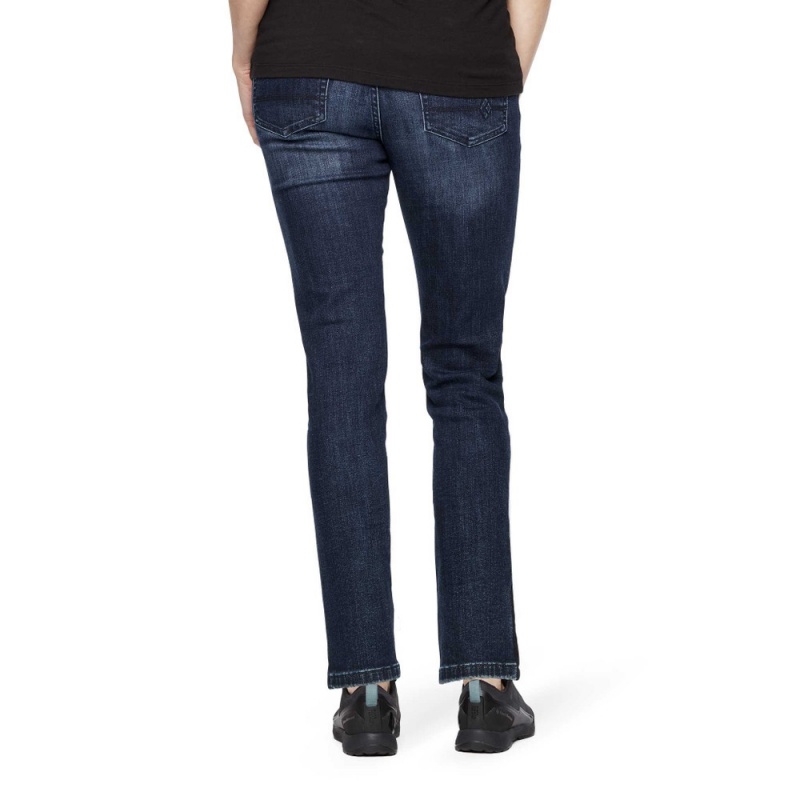 Navy Women's Black Diamond Zone Denim Jeans | CX983683