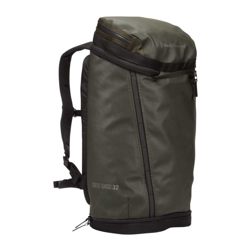 Olive Men's Black Diamond Creek Transit 32 Backpacks | SS297131