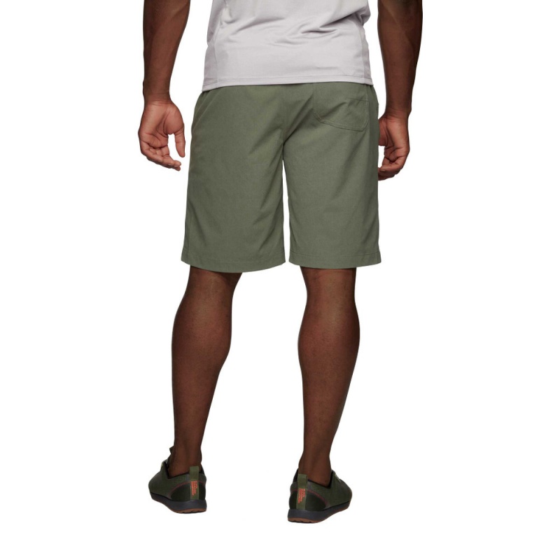 Olive Men's Black Diamond Sierra Shorts | FA286786