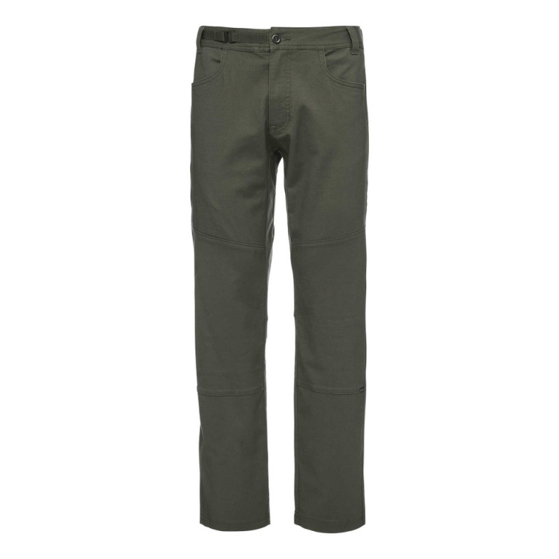 Olive Men's Black Diamond Spire Pants | JT248934