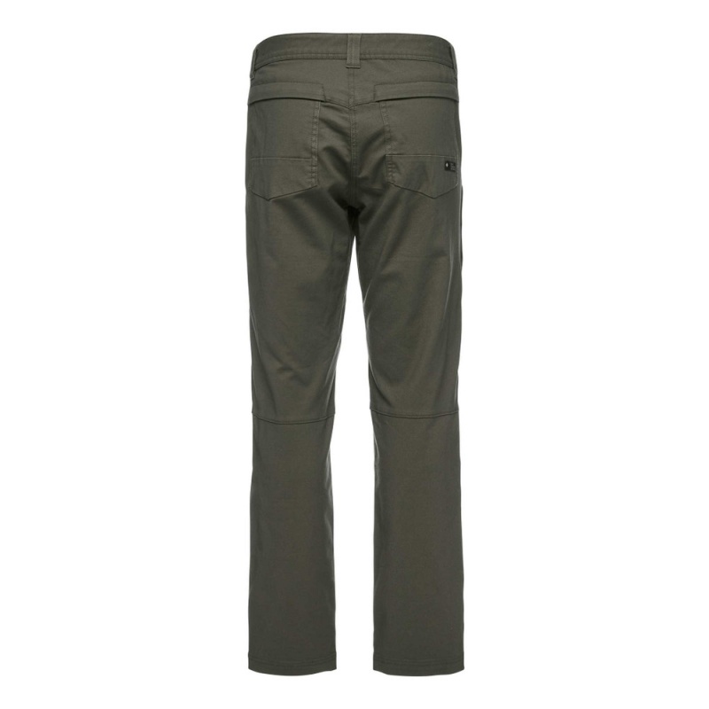 Olive Men\'s Black Diamond Spire Pants | JT248934