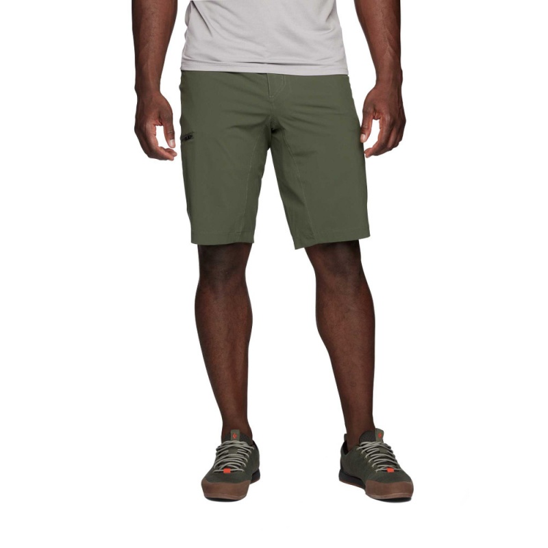 Olive Men's Black Diamond Valley Shorts | EL964524