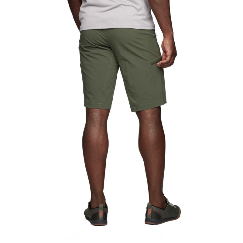 Olive Men's Black Diamond Valley Shorts | EL964524