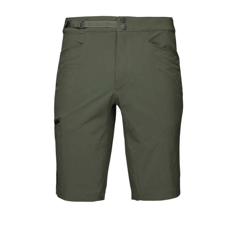 Olive Men\'s Black Diamond Valley Shorts | EL964524