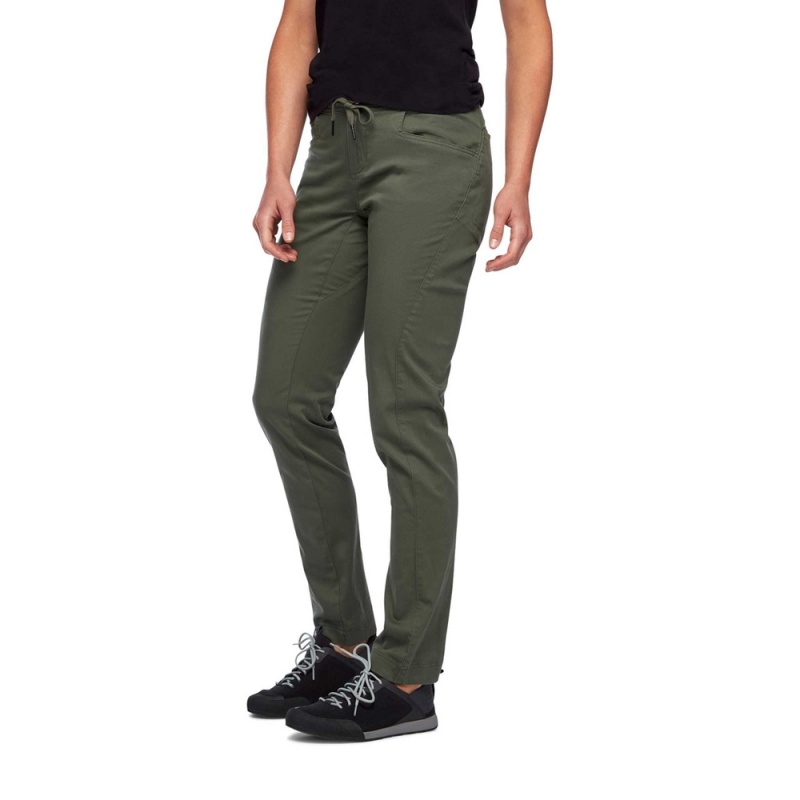 Olive Women\'s Black Diamond Credo Pants | OK823827