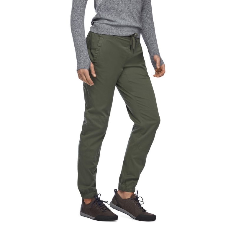 Olive Women's Black Diamond Notion Pants | XB502610