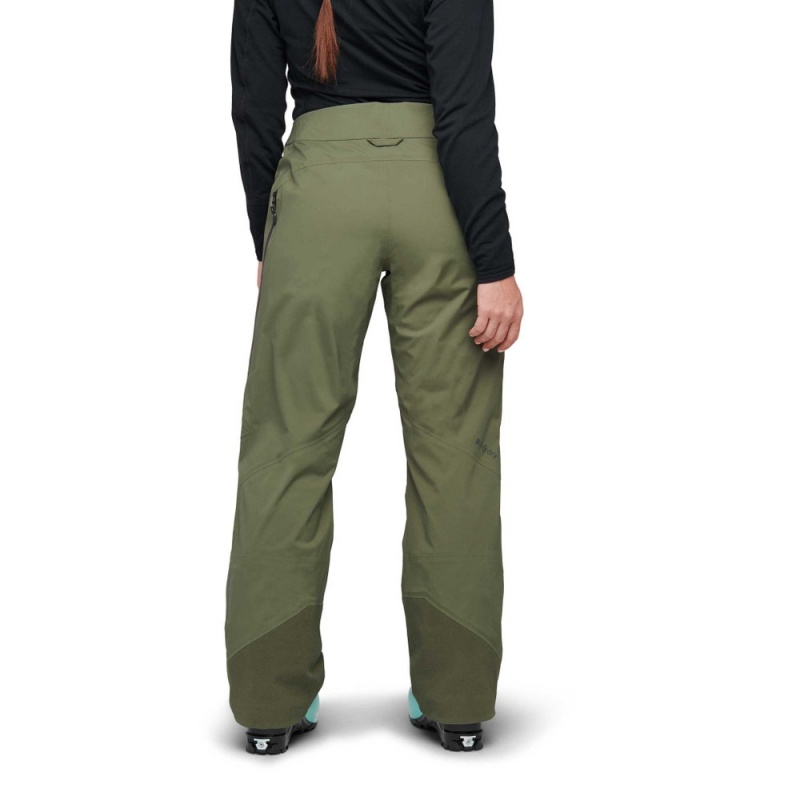 Olive Women's Black Diamond Recon LT Pants | OE348650