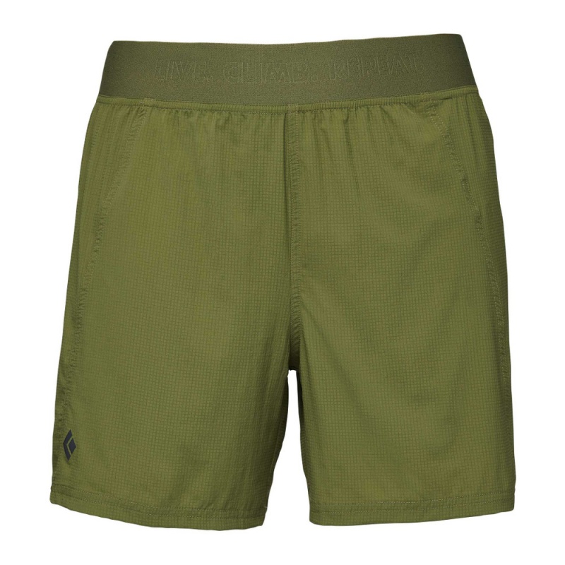 Olive Women\'s Black Diamond Sierra LT Shorts | TJ503897