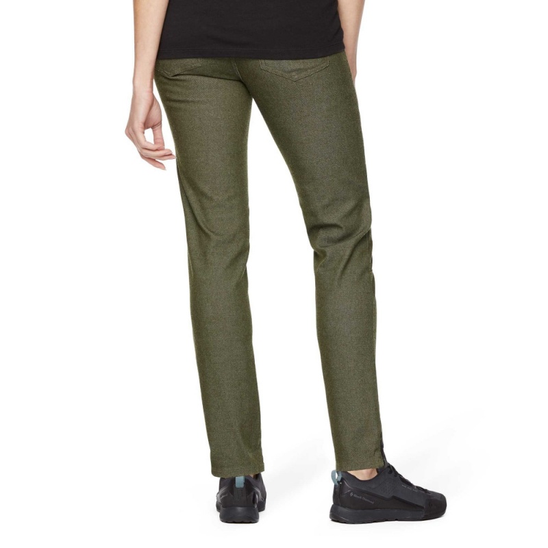 Olive Women's Black Diamond Zone Denim Jeans | UN703242