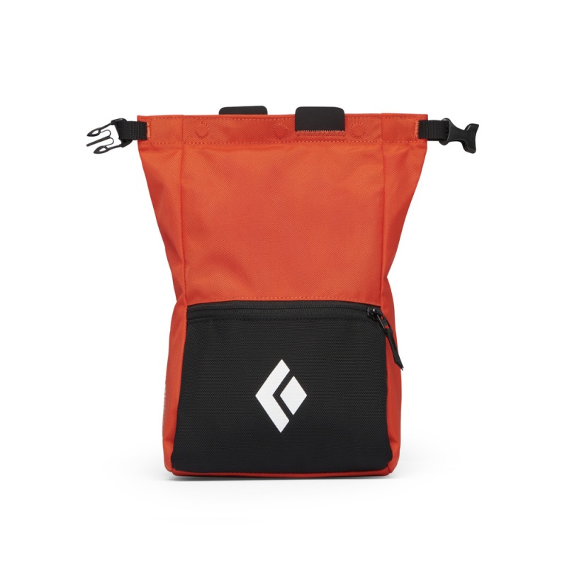 Orange Men\'s Black Diamond Team Mondo Chalk Bags | PJ455968