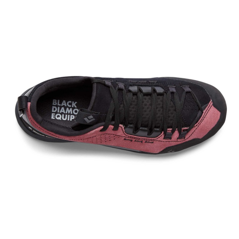 Pink Men's Black Diamond Technician Leather Approach Shoes | JD336409