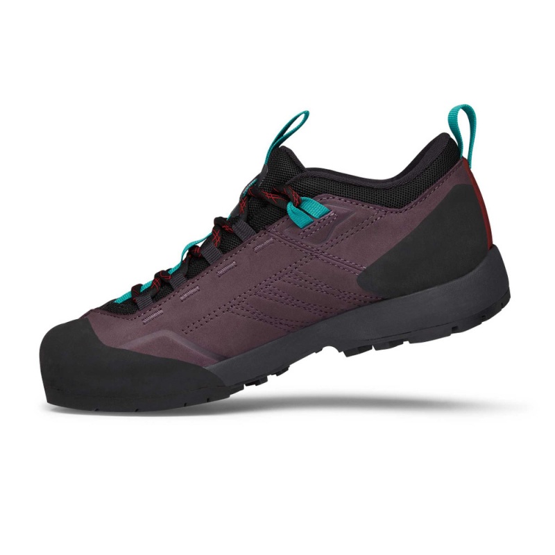 Purple Women's Black Diamond Mission Leather Low Waterproof Approach Shoes | UQ873760