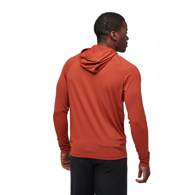 Red Men's Black Diamond Alpenglow Hoodie | VW649701