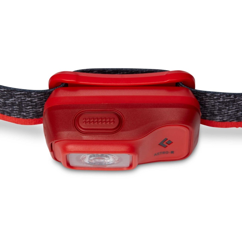 Red Men's Black Diamond Astro 300-R Rechargeable Headlamps | RN175677