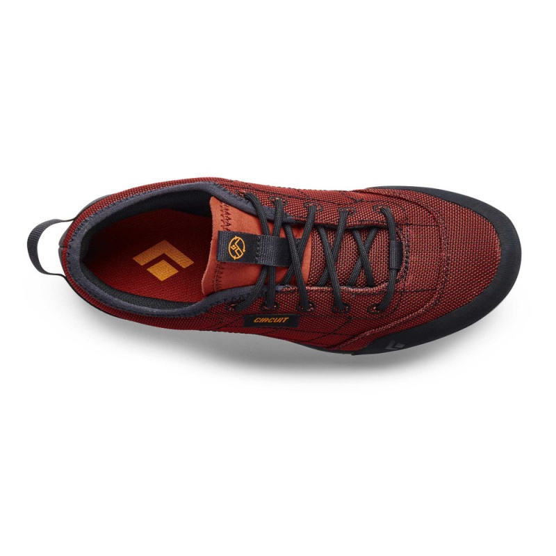 Red Men's Black Diamond Circuit 2.0 Hiking Shoes | FK941022