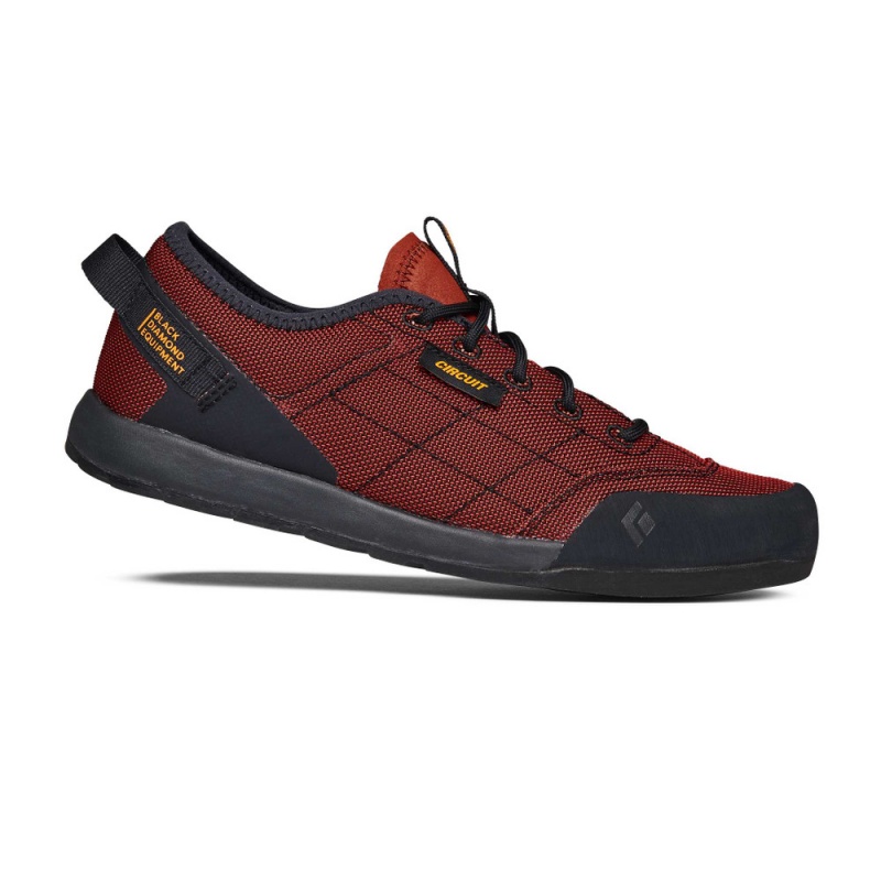 Red Men's Black Diamond Circuit 2.0 Hiking Shoes | DI328780