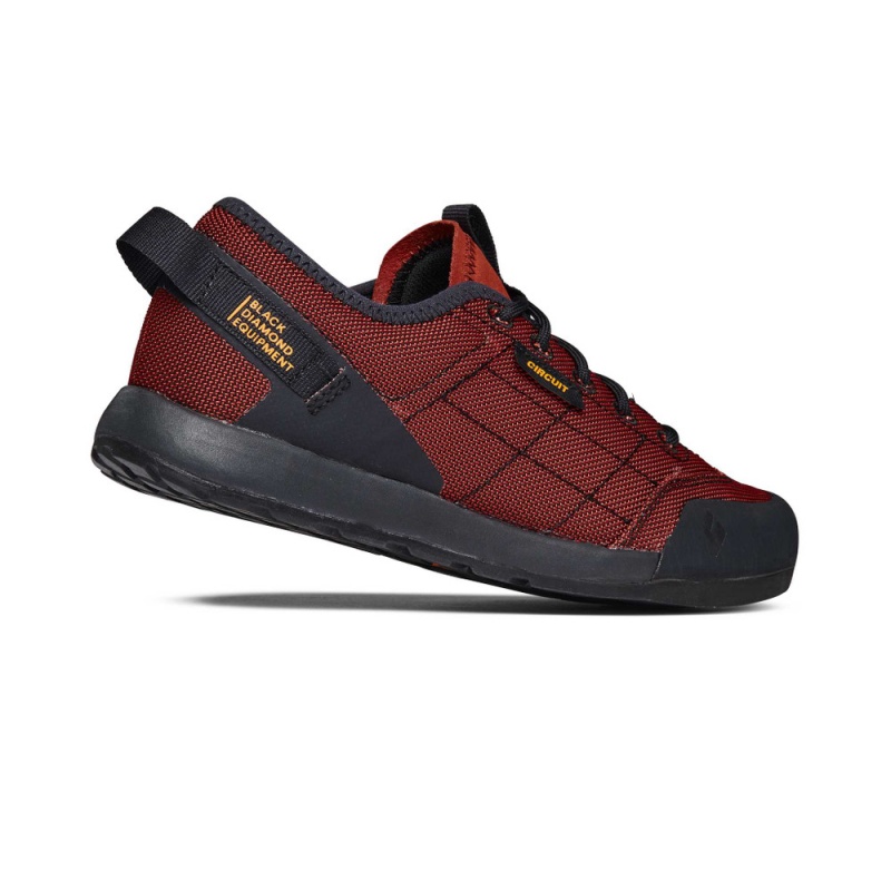 Red Men's Black Diamond Circuit 2.0 Hiking Shoes | DI328780