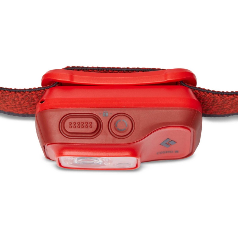 Red Men's Black Diamond Cosmo 350-R Rechargeable Headlamps | NA503184