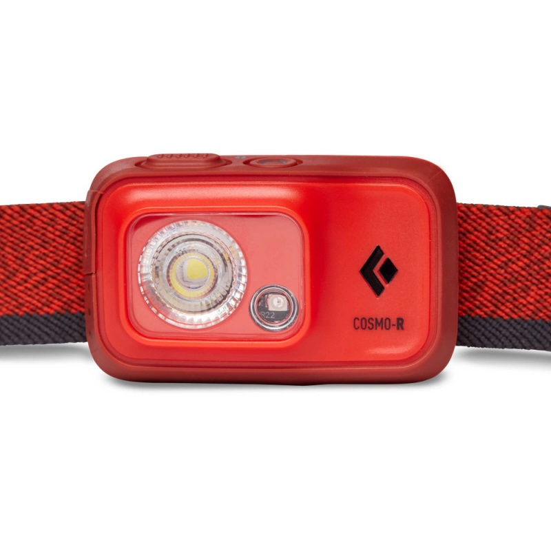 Red Men's Black Diamond Cosmo 350-R Rechargeable Headlamps | NA503184