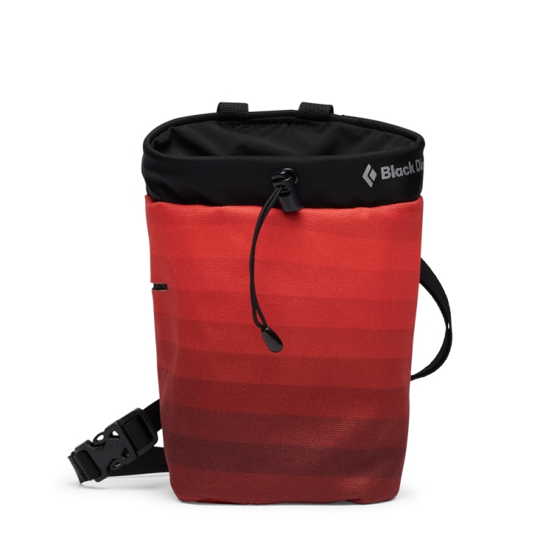 Red Men\'s Black Diamond Gym Chalk Bucket Bags | ED884397