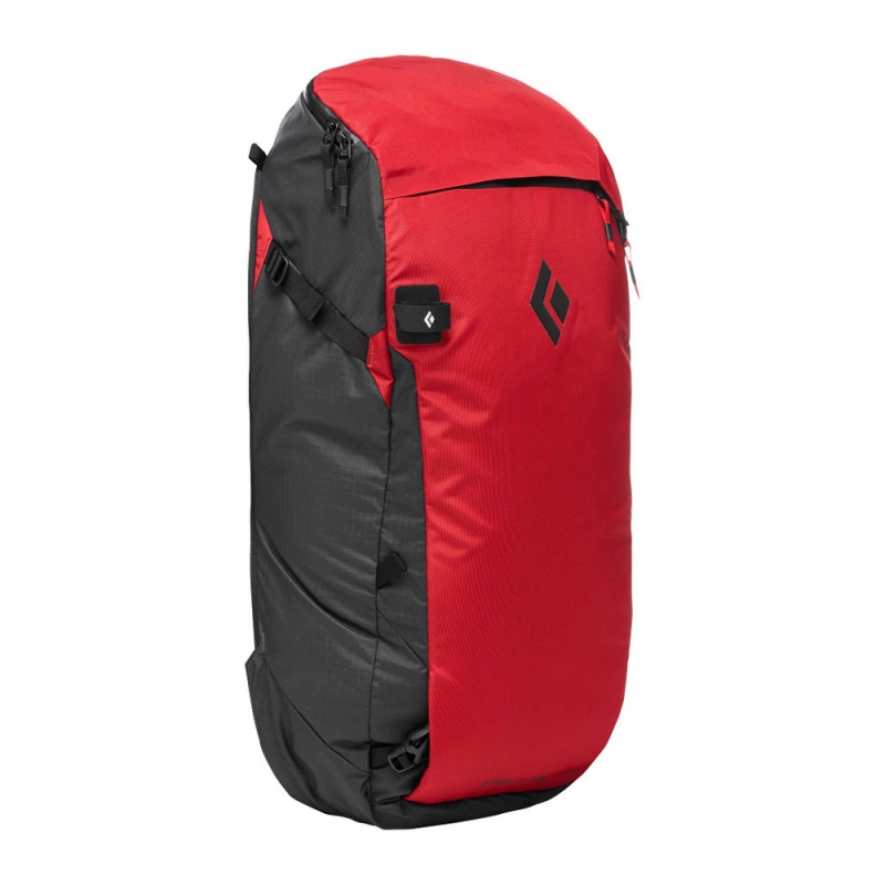 Red Men's Black Diamond JetForce Pro Booster 35L Backpacks | IN475485