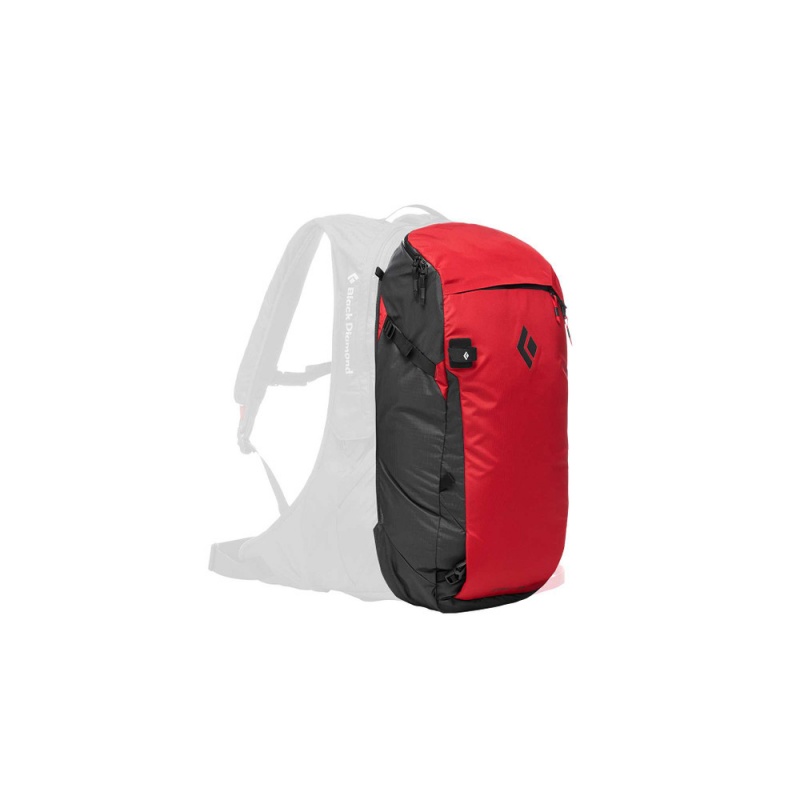 Red Men\'s Black Diamond JetForce Pro Booster 35L Backpacks | IN475485