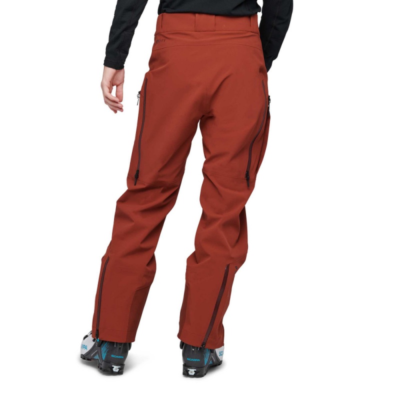 Red Men's Black Diamond Recon Stretch Ski Pants | MZ524129