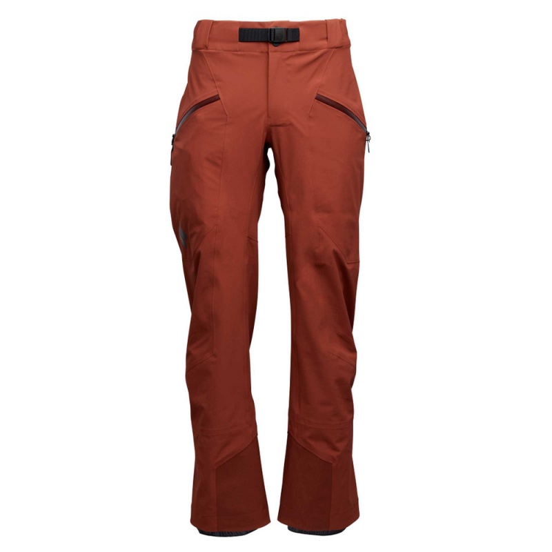 Red Men's Black Diamond Recon Stretch Ski Pants | MZ524129