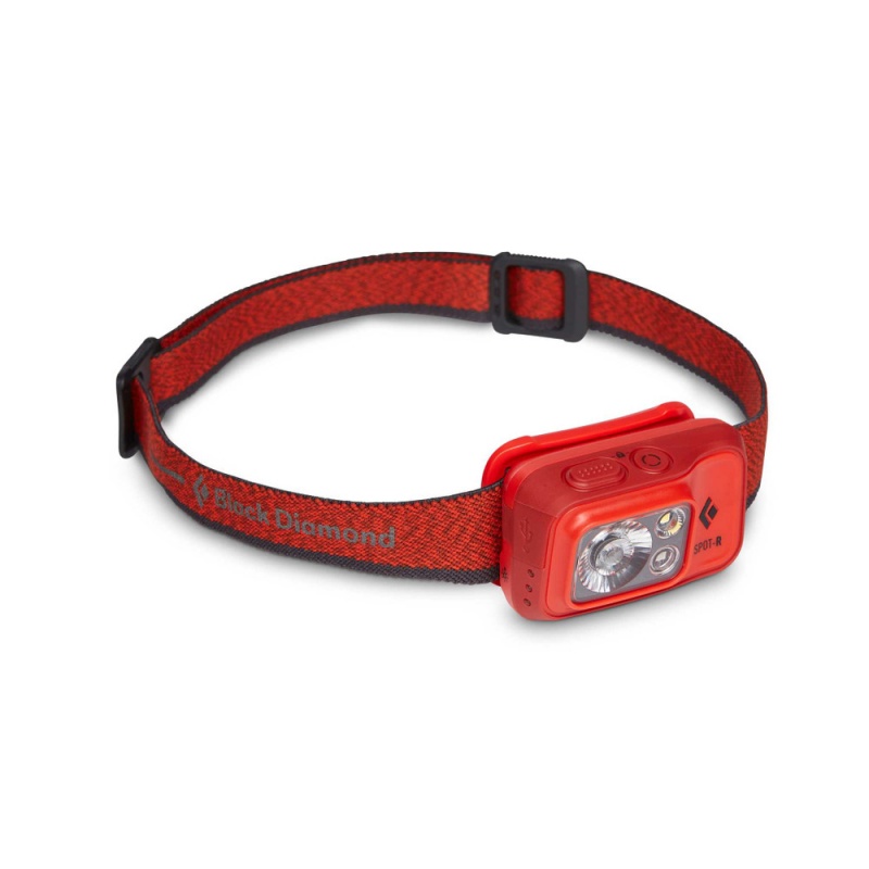 Red Men's Black Diamond Spot 400-R Rechargeable Headlamps | OP732422